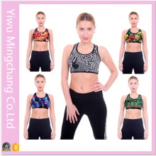 Hot Sale Women Fashion Nylon Printed Sport Yoga Bras